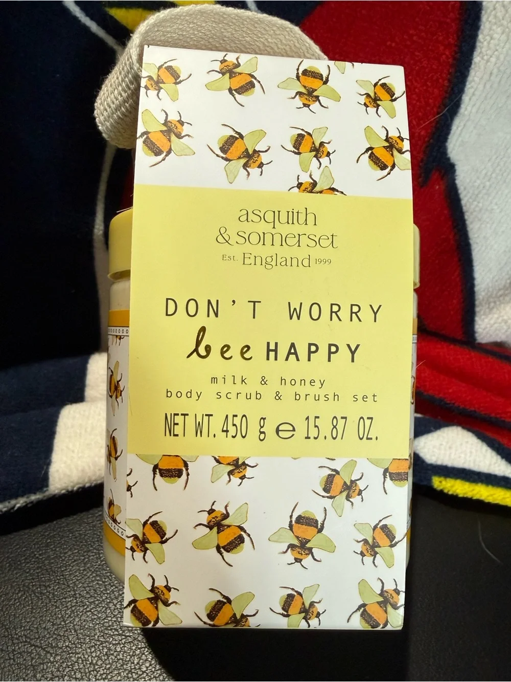 Don’t Worry Be happy Body Scrub Milk & Honey. 15.87 oz - Picture 2 of 4